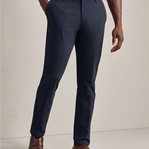 RHONE Men's navy cold spell commuter pants slim